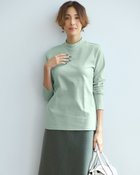 【ドゥクラッセ/DoCLASSE】の超長綿・モックネック/無地 人気、トレンドファッション・服の通販 founy(ファニー) ファッション Fashion レディースファッション Fashion for Women トップス・カットソー Cut & Sew Tops シャツ・ブラウス・オフィスカジュアル Elegant Blouses & Button-Ups ロングTシャツ・Tシャツ Longline T-Shirts & Tees カットソー・ベーシックTシャツ Cut-and-Sewn Tops / Stretch Tees & Basics なめらか Smooth, Silky Texture インナー Innerwear カットソー Cut and Sewn Top カーディガン Cardigan, Knitwear ジャケット Jacket, Outerwear スウェット / スエット Sweatshirt, Sweatwear セーター Sweater, Knitwear チェック Check, Plaid, Tartan モックネック Mock Neck, Short Turtleneck 無地 Plain, Solid Color thumbnail グリーングレー|ID: prp329100004934880 ipo3291000000037035739