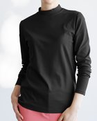 【ドゥクラッセ/DoCLASSE】の超長綿・モックネック/無地 ブラック|ID: prp329100004934880 ipo3291000000037098735