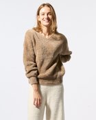 【ヌックル/Nukle】のNukle・テディ浅Vネックプルオーバー ベージュ|ID: prp329100004934886 ipo3291000000037035765