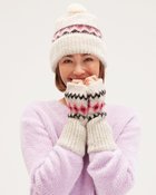 【ヌックル/Nukle】のNukle・テディニットキャップ/柄 グレーベージュ|ID: prp329100004934888 ipo3291000000037093468