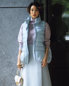 【ドゥクラッセ/DoCLASSE】のエコダウン・コクーンジレ ペールブルー|ID: prp329100004934899 ipo3291000000037035811