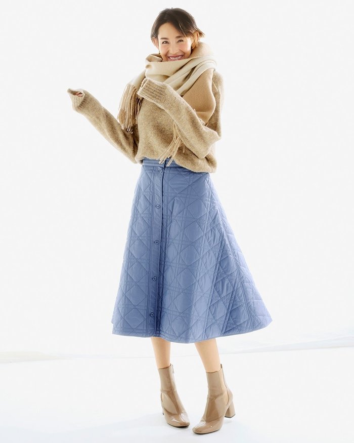 【ドゥクラッセ/DoCLASSE】のキルトデザイン・プリンセスラインスカート インテリア・キッズ・メンズ・レディースファッション・服の通販 founy(ファニー) https://founy.com/ ファッション Fashion レディースファッション Fashion for Women スカート Skirts キルティング Quilted, Quilting 今季 This Season, Current Season |ID: prp329100004934906 ipo3291000000037035834