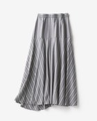 【ドゥクラッセ/DoCLASSE】のとろみストライプ・切替フレアスカート ネイビーストライプ|ID: prp329100004934907 ipo3291000000037141199