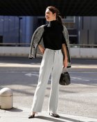 【ドゥクラッセ/DoCLASSE】のカルゼダブルクロス・セミワイドフレア70㎝ ライトグレー|ID: prp329100004934913 ipo3291000000037141220