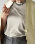 【ドゥクラッセ/DoCLASSE】のハイカウントコットン・ボートネック ライトグレー|ID: prp329100004934917 ipo3291000000037035880