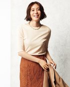 【ドゥクラッセ/DoCLASSE】のハイカウントコットン・ボートネック エクルー|ID: prp329100004934917 ipo3291000000037141225