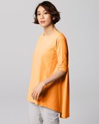 【ドゥクラッセ/DoCLASSE】のラウンドフレア/5分袖・ドゥクラッセTシャツ ライトオレンジ|ID: prp329100004934920 ipo3291000000037103368