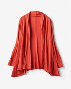 【ドゥクラッセ/DoCLASSE】のモダールリネン・ドレープカーディガン オレンジ|ID: prp329100004934922 ipo3291000000037098756