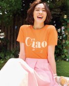 【ドゥクラッセ/DoCLASSE】のクルーネックTシャツ/Ciao オレンジ|ID: prp329100004934924 ipo3291000000037258568
