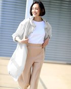 【ドゥクラッセ/DoCLASSE】の高密度ナイロン・パッカブルコート ライトグレー|ID: prp329100004934940 ipo3291000000037098761