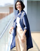 【ドゥクラッセ/DoCLASSE】の高密度ナイロン・パッカブルコート ミッドナイトブルー|ID: prp329100004934940 ipo3291000000037258627