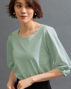 【ドゥクラッセ/DoCLASSE】の袖パールデザイン・ドゥクラッセTファイン セージ|ID: prp329100004934941 ipo3291000000037098765