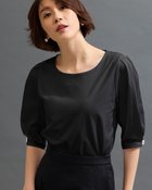 【ドゥクラッセ/DoCLASSE】の袖パールデザイン・ドゥクラッセTファイン ブラック|ID: prp329100004934941 ipo3291000000037098766