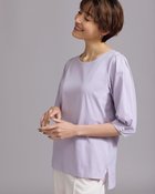 【ドゥクラッセ/DoCLASSE】の袖パールデザイン・ドゥクラッセTファイン ラベンダー|ID: prp329100004934941 ipo3291000000037098767