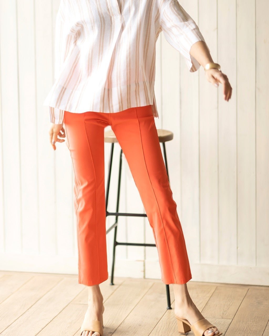 【ドゥクラッセ/DoCLASSE】のドライタッチ・スリム/63cm インテリア・キッズ・メンズ・レディースファッション・服の通販 founy(ファニー) 　ファッション　Fashion　レディースファッション　Fashion for Women　パンツ　Pants & Trousers　おすすめ　Recommended / Our Picks　コーラル|ID: prp329100004934945 ipo3291000000037035989