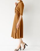 【ドゥクラッセ/DoCLASSE】のハイカウントコットン・フレアスカート キャメル|ID: prp329100004934948 ipo3291000000037098769