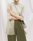 【ドゥクラッセ/DoCLASSE】のハイカウントコットン・ミディカーディガン ライトグレー|ID: prp329100004934954 ipo3291000000037103401