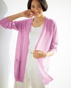 【ドゥクラッセ/DoCLASSE】のスパークリングニット・ミディカーディガン ブライトピンク|ID: prp329100004934966 ipo3291000000037098789