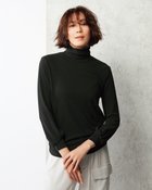 【ドゥクラッセ/DoCLASSE】のハイカウントコットン・パフ袖ハイネック ブラック|ID: prp329100004934971 ipo3291000000037141342
