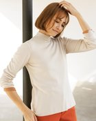 【ドゥクラッセ/DoCLASSE】のシルクニット・総針ハイネック グレーベージュ|ID: prp329100004934973 ipo3291000000037103418