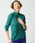 【ドゥクラッセ/DoCLASSE】のシルクニット・総針ハイネック ブルーグリーン|ID: prp329100004934973 ipo3291000000037103420