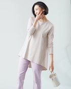 【ドゥクラッセ/DoCLASSE】のラウンドフレア/長袖・ドゥクラッセTシャツ ライトグレー|ID: prp329100004934984 ipo3291000000037247078