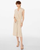 【ドゥクラッセ/DoCLASSE】のアセテートマットサテン・カシュワンピース グレージュ|ID: prp329100004934988 ipo3291000000037258697