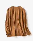【ドゥクラッセ/DoCLASSE】のハイカウントコットン・トッパーカーディガン キャメル|ID: prp329100004934990 ipo3291000000037098802