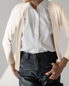 【ドゥクラッセ/DoCLASSE】のハイカウントコットン・トッパーカーディガン エクルー|ID: prp329100004934990 ipo3291000000037098803