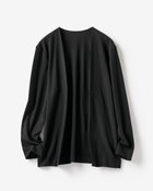 【ドゥクラッセ/DoCLASSE】のハイカウントコットン・トッパーカーディガン ブラック|ID: prp329100004934990 ipo3291000000037098804