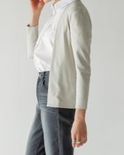 【ドゥクラッセ/DoCLASSE】のハイカウントコットン・トッパーカーディガン ライトグレー|ID: prp329100004934990 ipo3291000000037098805