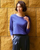 【ドゥクラッセ/DoCLASSE】のビジューデザイン・7分袖トップス ロイヤルブルー|ID: prp329100004934994 ipo3291000000037098813