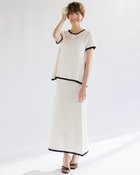 【ドゥクラッセ/DoCLASSE】のクロッシェニット・ラインセットアップ オフホワイト|ID: prp329100004935001 ipo3291000000037141382