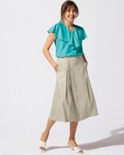 【ドゥクラッセ/DoCLASSE】のストレッチリネン・スカートライクパンツ トープ|ID: prp329100004935008 ipo3291000000037258728