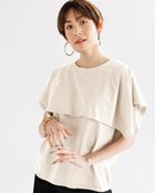 【ドゥクラッセ/DoCLASSE】のボックスカラー・カットソーブラウス 人気、トレンドファッション・服の通販 founy(ファニー) ファッション Fashion レディースファッション Fashion for Women トップス・カットソー Cut & Sew Tops シャツ・ブラウス・オフィスカジュアル Elegant Blouses & Button-Ups ロングTシャツ・Tシャツ Longline T-Shirts & Tees カットソー・ベーシックTシャツ Cut-and-Sewn Tops / Stretch Tees & Basics カットソー Cut and Sewn Top ビッグ Big, Oversized thumbnail オフホワイト|ID: prp329100004935009 ipo3291000000037036198