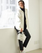 【ドゥクラッセ/DoCLASSE】のカルゼダブルクロス・CPOジャケット ホワイト|ID: prp329100004935039 ipo3291000000037141446