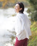 【ドゥクラッセ/DoCLASSE】のラインレース・CPOシャツジャケット ホワイト|ID: prp329100004935045 ipo3291000000037093493