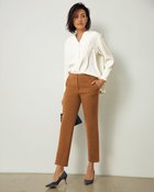 【ドゥクラッセ/DoCLASSE】のカルゼダブルクロス・スティックパンツ キャメル|ID: prp329100004935056 ipo3291000000037098832