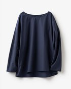 【ドゥクラッセ/DoCLASSE】のピュアコットン・カッティングブラウス ミッドナイトブルー|ID: prp329100004935065 ipo3291000000037235289