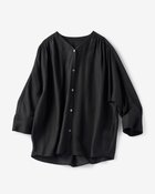 【ドゥクラッセ/DoCLASSE】のシアードライ・前ボタンブラウス ブラック|ID: prp329100004935066 ipo3291000000037235291