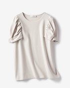 【ドゥクラッセ/DoCLASSE】のギャザーパフ/半袖・ドゥクラッセTシャツ ライトグレー|ID: prp329100004935067 ipo3291000000037258804