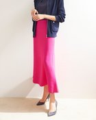 【ドゥクラッセ/DoCLASSE】の総針編み・Aラインニットスカート ピンク|ID: prp329100004935070 ipo3291000000037036380