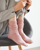 【ヌックル/Nukle】のNukle・ぽかぽか裏パイルソックス ソフトピンク|ID: prp329100004935076 ipo3291000000037036400