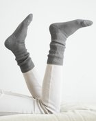 【ヌックル/Nukle】のNukle・ぽかぽか裏パイルソックス グレー|ID: prp329100004935076 ipo3291000000037094439