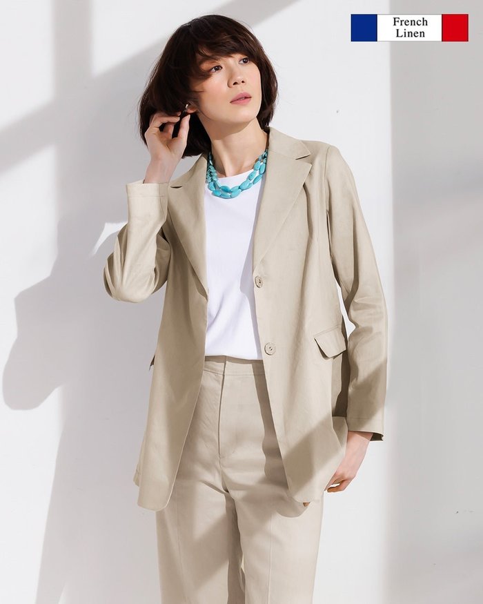 【ドゥクラッセ/DoCLASSE】のフレンチ麻ストレッチ・テーラードジャケット インテリア・キッズ・メンズ・レディースファッション・服の通販 founy(ファウニー) https://founy.com/ ファッション Fashion レディースファッション Fashion for Women アウター Coat / Outerwear Collection レディースジャケット・軽アウター Jackets テーラードジャケット / 通勤・きれいめスタイル Tailored Jackets & Blazers なめらか Smooth, Silky Texture ジャケット Jacket, Outerwear ストレッチ Stretch, Stretchy Fabric セットアップ Set-Up, Coordinated Outfit フレンチ French, French Style プレミアム Premium, High-End リネン Linen, Linen Fabric リラックス Relax, Relaxed Fit ワイド Wide, Wide Fit |ID: prp329100004935096 ipo3291000000037235375