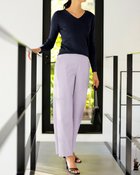 【ドゥクラッセ/DoCLASSE】のシャンブレーオックス・ボタンセミワイド ラベンダー|ID: prp329100004935102 ipo3291000000037235725