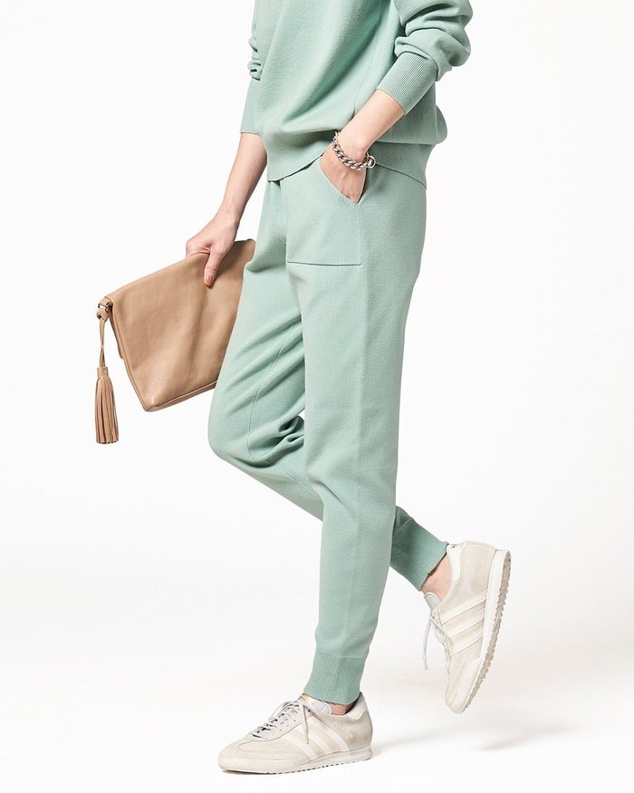 【ドゥクラッセ/DoCLASSE】のフレックス総針ニット・テーパードパンツ インテリア・キッズ・メンズ・レディースファッション・服の通販 founy(ファニー) https://founy.com/ ファッション Fashion レディースファッション Fashion for Women パンツ Pants & Trousers |ID: prp329100004935107 ipo3291000000037141561