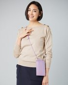 【ドゥクラッセ/DoCLASSE】のミックスニット・ボタン使いボートネック サンドベージュ|ID: prp329100004935117 ipo3291000000037235764