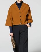 【ドゥクラッセ/DoCLASSE】のオックスストレッチ・2WAYカーディガン ブラウン|ID: prp329100004935119 ipo3291000000037036533