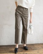 【ドゥクラッセ/DoCLASSE】のオイルド風コーティング・5ポケットパンツ カーキ|ID: prp329100004935121 ipo3291000000037098848